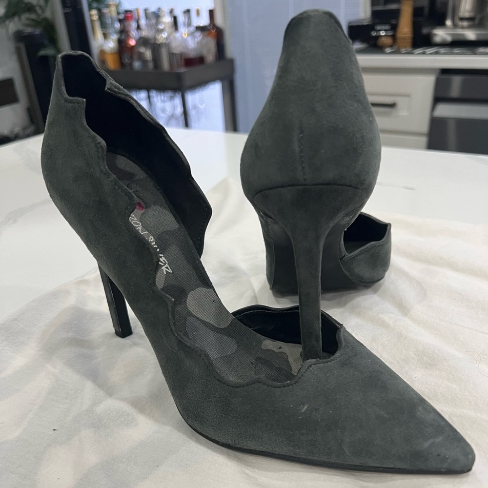 9W Cameron silver heels